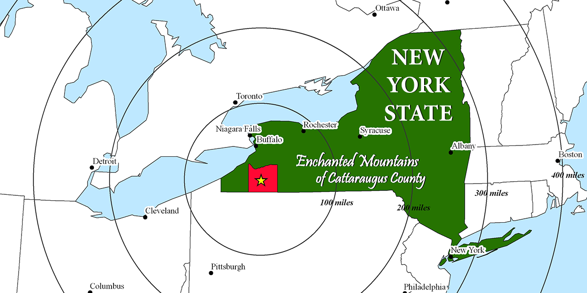 Cattaraugus County, the Enchanted Mountains of New York State