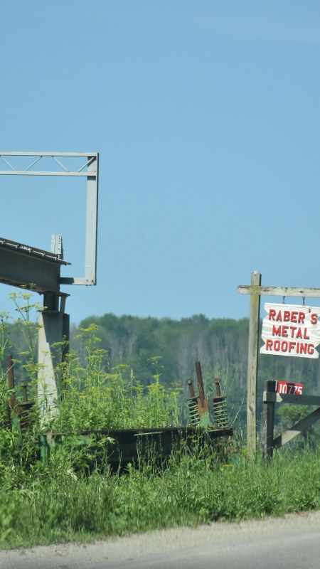 Raber's Metal Roofing Sign