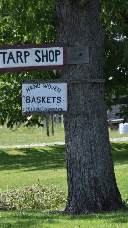 Tarp Shop & Handwoven Baskets