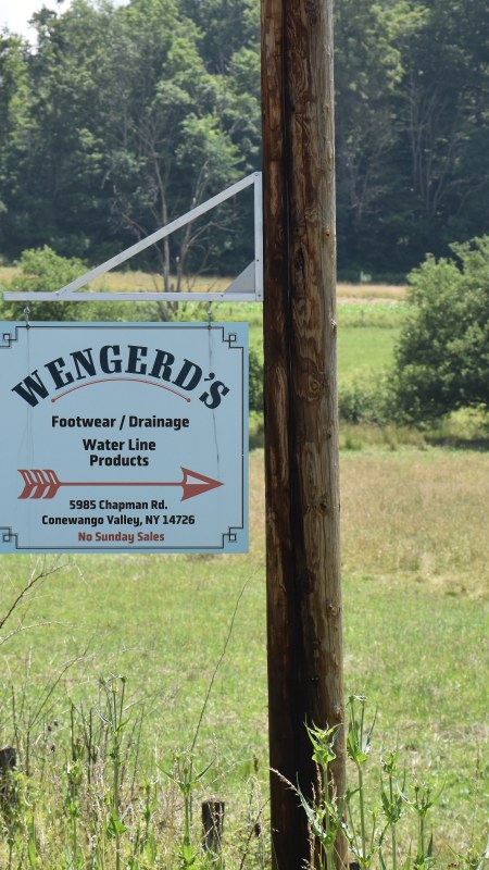 Wengerd's Footwear/Drainage Water Line Products