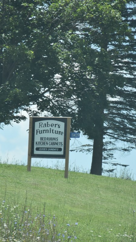 Raber's Furniture Sign