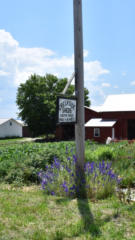 Creekside Sheds Sign