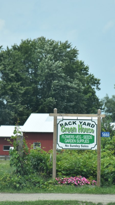 Backyard Greenhouse- Flowers, Veggies, Seeds, Garden Supplies