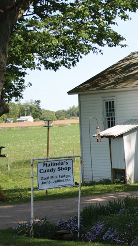 View of Malinda's Candy Shop from the Roadside