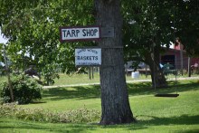 Tarp Shop & Handwoven Baskets