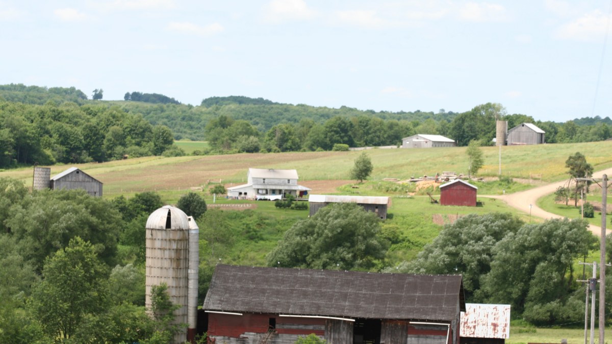 View of an Amish House in Conewango, NY