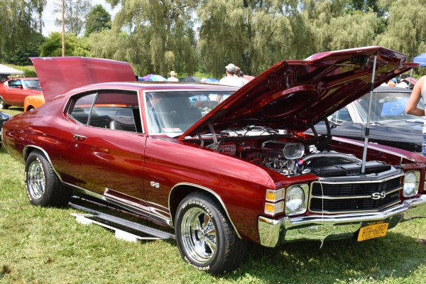 Car displayed at a car show