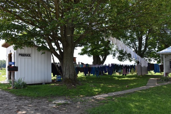 Produce Stand along Amish Trail