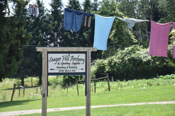 Seager Hill Archery Sign