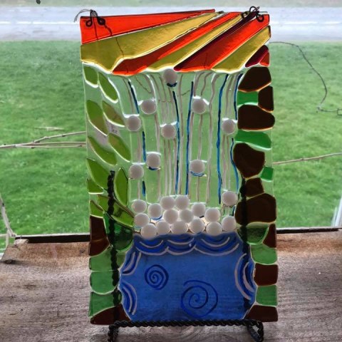 Glass Creation from the Rose Garden