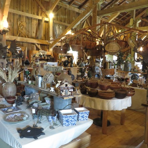 A view of some of the products in Mystic Hill Olde Barn