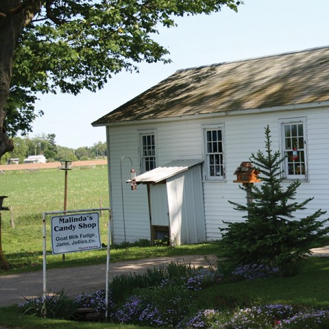 View of Malinda's Candy Shop from the Roadside
